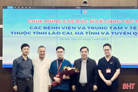 Thêm 2 bác sỹ Bệnh viện Đại học Y Hà Nội về khám chữa bệnh tại Hà Tĩnh