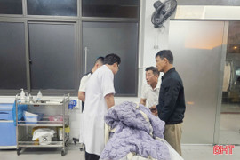 359 trường hợp vào cơ sở y tế Hà Tĩnh thăm khám, điều trị do tai nạn giao thông