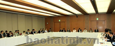 Toàn cảnh buổi làm việc với Keidanren