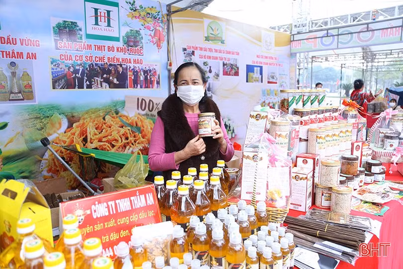 Sẵn sàng khai mạc Hội chợ sản phẩm OCOP và đặc sản Hà Tĩnh
