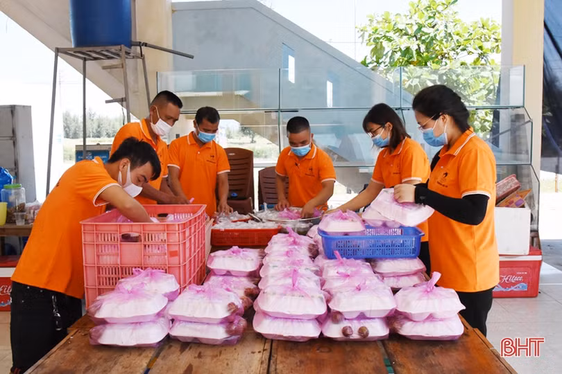 Lan tỏa yêu thương trên quê biển Lộc Hà