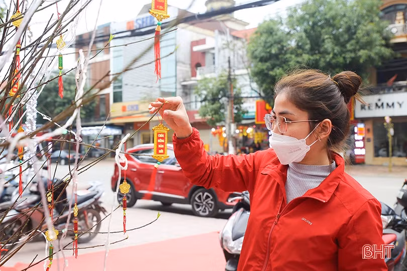 Phố phường Hà Tĩnh rực rỡ đón mừng xuân Nhâm Dần