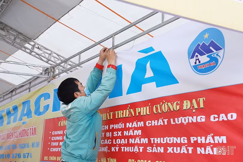 Sẵn sàng khai mạc Hội chợ sản phẩm OCOP và đặc sản Hà Tĩnh