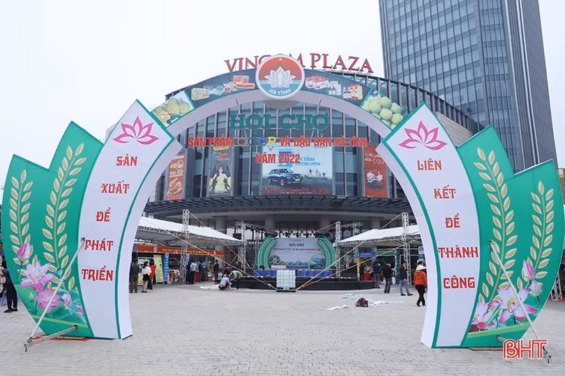 Sẵn sàng khai mạc Hội chợ sản phẩm OCOP và đặc sản Hà Tĩnh