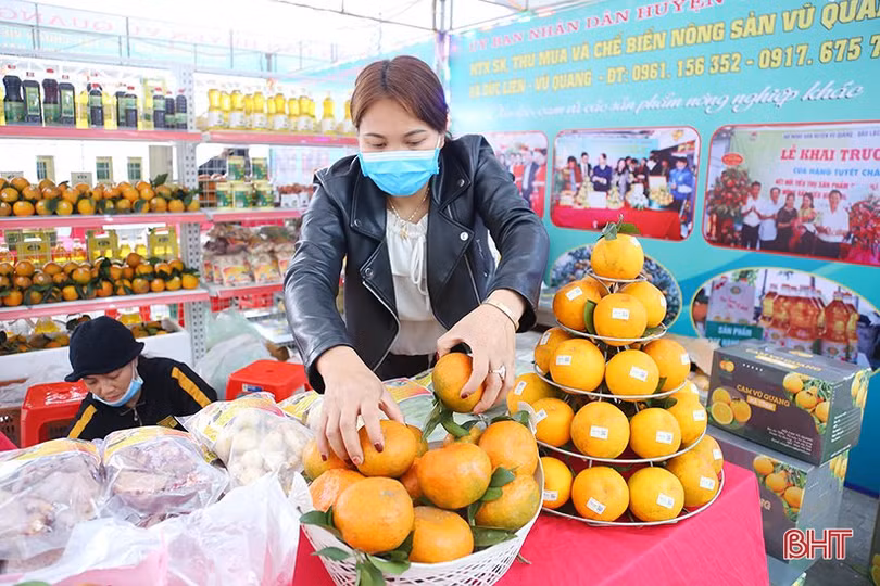 Sẵn sàng khai mạc Hội chợ sản phẩm OCOP và đặc sản Hà Tĩnh