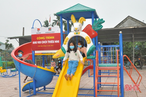 Đoàn cơ sở Agrbank Hà Tĩnh II tài trợ các công trình an sinh xã hội