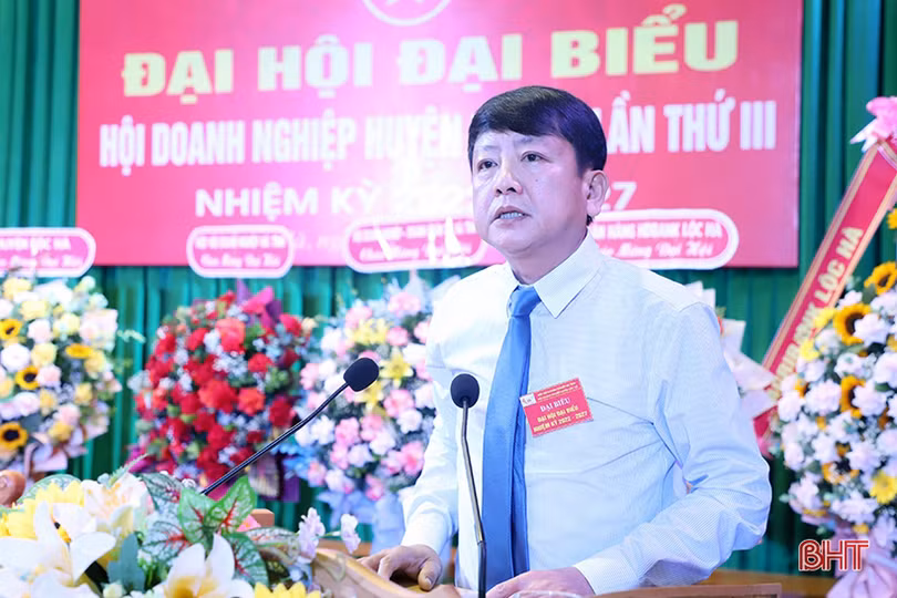 Giám đốc Công ty TNHH Đại Quý được bầu làm Chủ tịch Hội Doanh nghiệp Lộc Hà