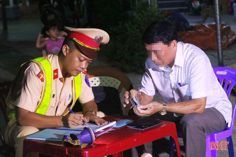 Công an huyện Kỳ Anh xử phạt vi phạm giao thông hơn 575 triệu đồng