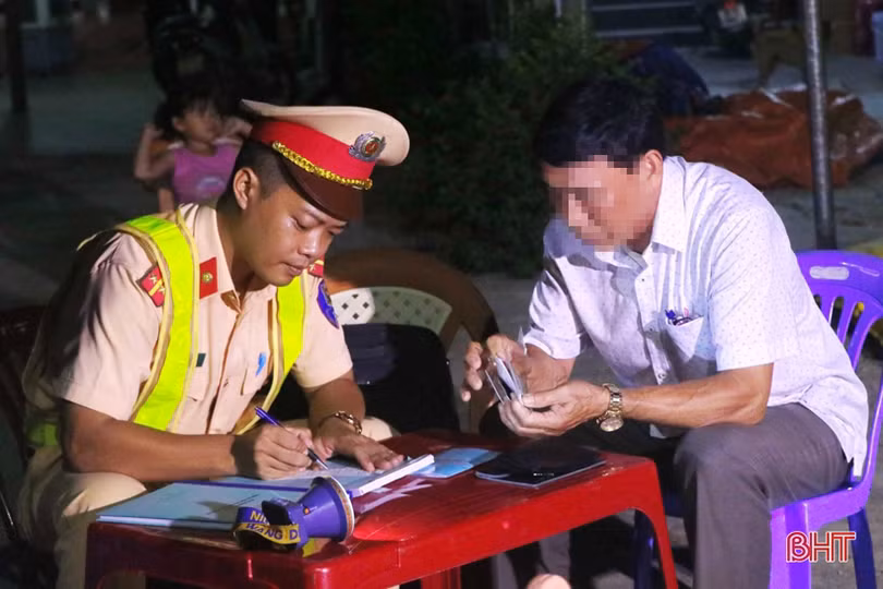 Công an huyện Kỳ Anh xử phạt vi phạm giao thông hơn 575 triệu đồng