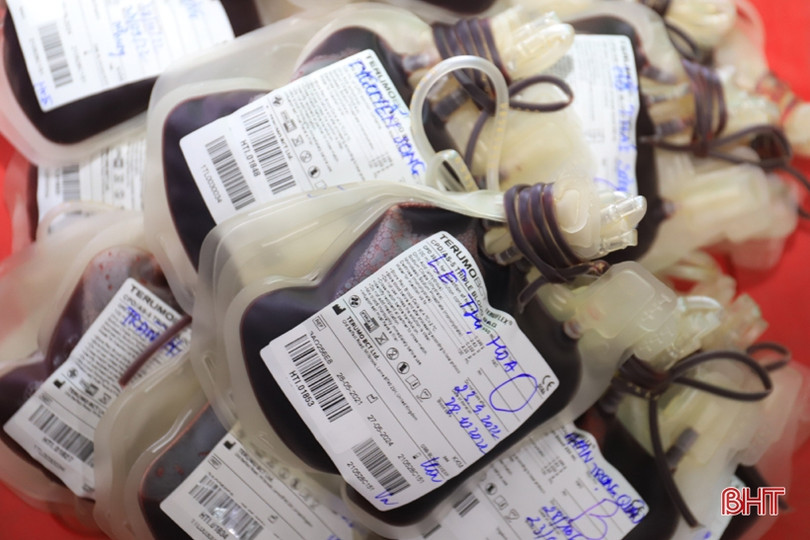 Hương Sơn tiếp nhận 360 đơn vị máu từ các tình nguyện viên