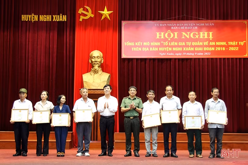 “Tổ liên gia tự quản an ninh trật tự” phát huy hiệu quả ở Nghi Xuân