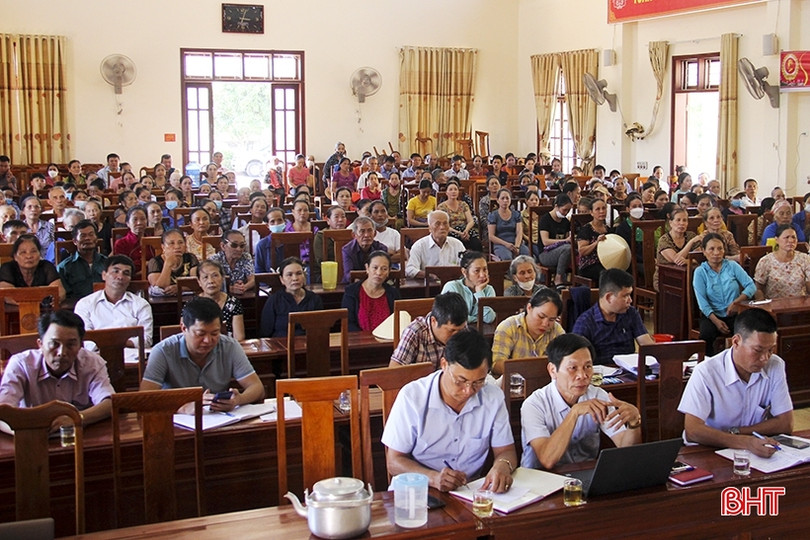 Những hộ dân đầu tiên của tỉnh Hà Tĩnh nhận tiền bồi thường GPMB cao tốc Bắc - Nam giai đoạn 2021 - 2025