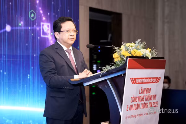 Ông Nguyễn Đức Hiển, Phó Trưởng ban Kinh tế Trung ương (Ảnh: Quỳnh Bùi) “An toàn, an ninh mạng là trụ cột quan trọng thúc đẩy chuyển đổi số”