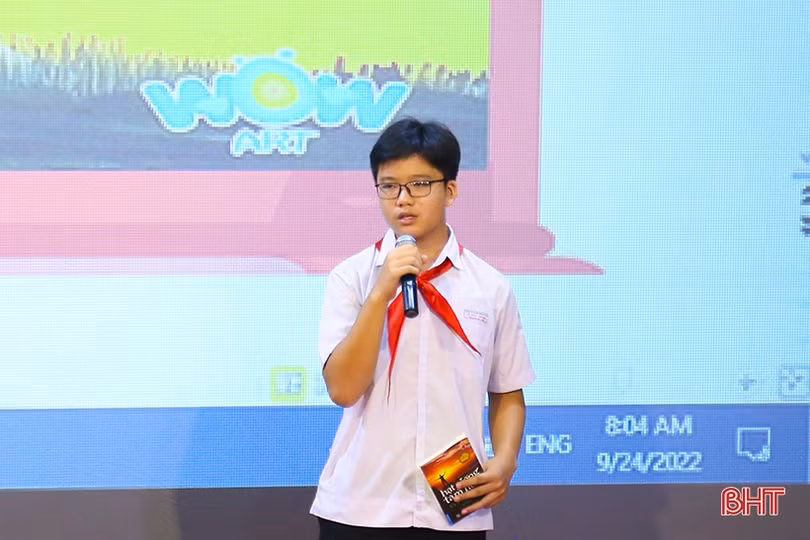 Cùng học sinh TP Hà Tĩnh đọc sách để dệt ước mơ