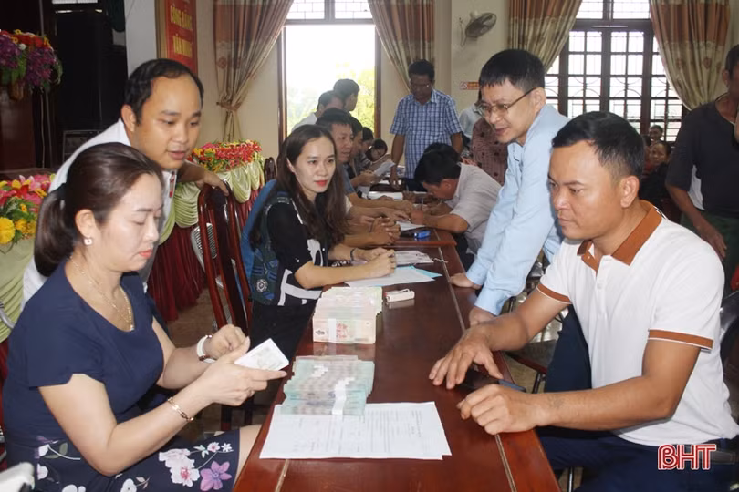 Can Lộc chi trả tiền bồi thường GPMB cao tốc Bắc - Nam