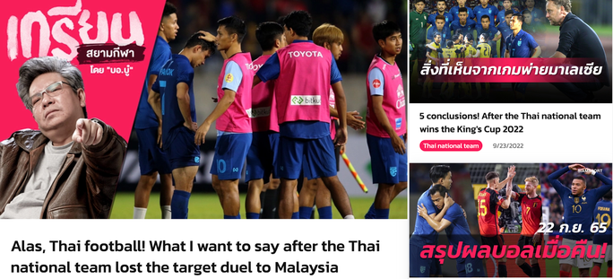 Truyền thông Thái Lan công kích thất bại của đội chủ nhà King’s Cup