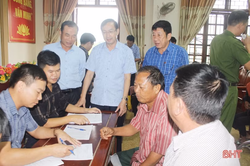 Can Lộc chi trả tiền bồi thường GPMB cao tốc Bắc - Nam