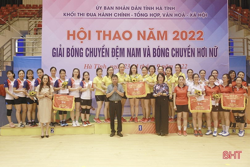 Bế mạc Hội thao Khối thi đua hành chính tổng hợp - văn hóa xã hội Hà Tĩnh