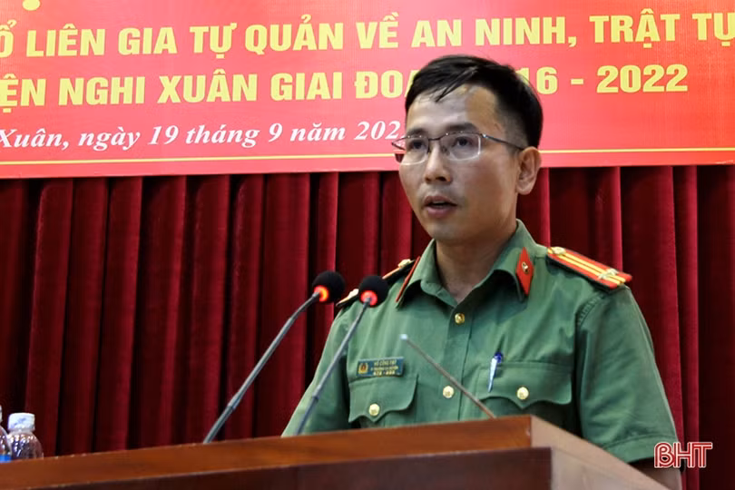 “Tổ liên gia tự quản an ninh trật tự” phát huy hiệu quả ở Nghi Xuân