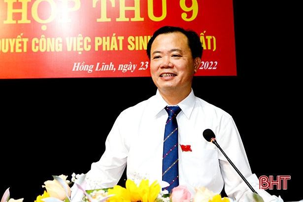 Thị xã Hồng Lĩnh có tân Chủ tịch HĐND