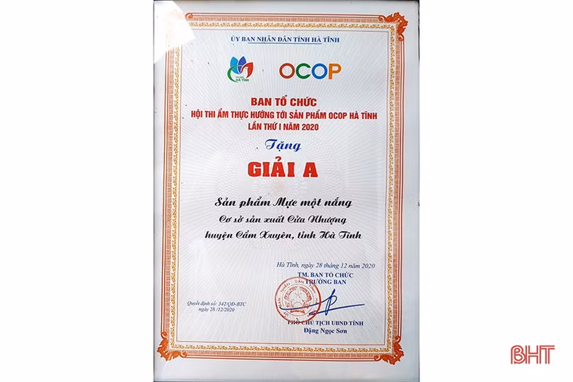 Đặc sản mực một nắng Cửa Nhượng và hành trình vươn tới OCOP 3 sao