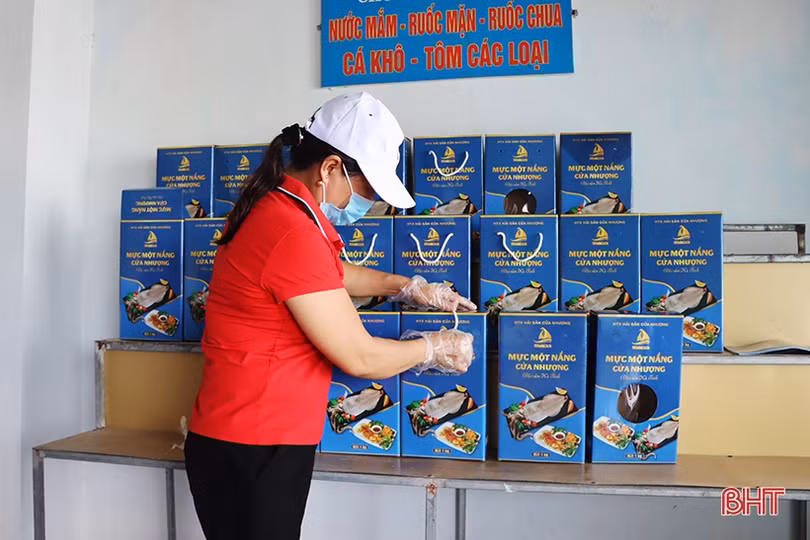 Đặc sản mực một nắng Cửa Nhượng và hành trình vươn tới OCOP 3 sao