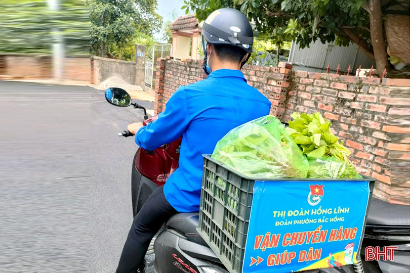 6 đội “Đi chợ giúp dân” vùng cách ly y tế thị xã Hồng Lĩnh