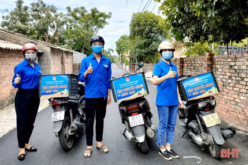 6 đội “Đi chợ giúp dân” vùng cách ly y tế thị xã Hồng Lĩnh