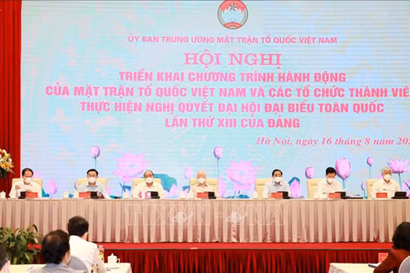 Tăng cường xây dựng và củng cố vững chắc khối đại đoàn kết toàn dân tộc