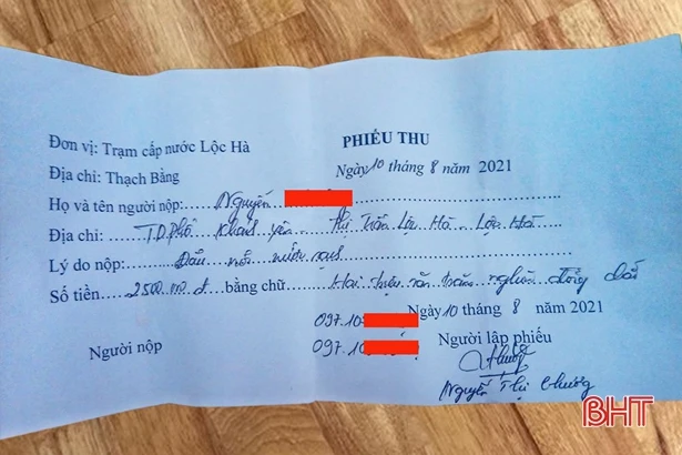 Người dân Lộc Hà bị gây khó dễ khi muốn sử dụng nước sạch