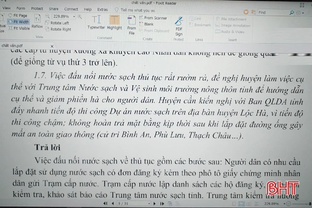 Người dân Lộc Hà bị gây khó dễ khi muốn sử dụng nước sạch