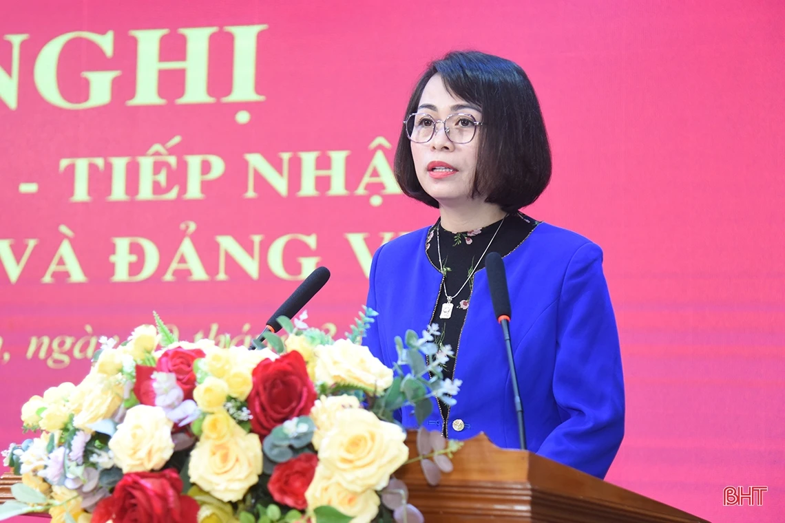 Chuyển giao đảng bộ cơ sở Agribank Chi nhánh Hà Tĩnh và Agribank Chi nhánh Hà Tĩnh II