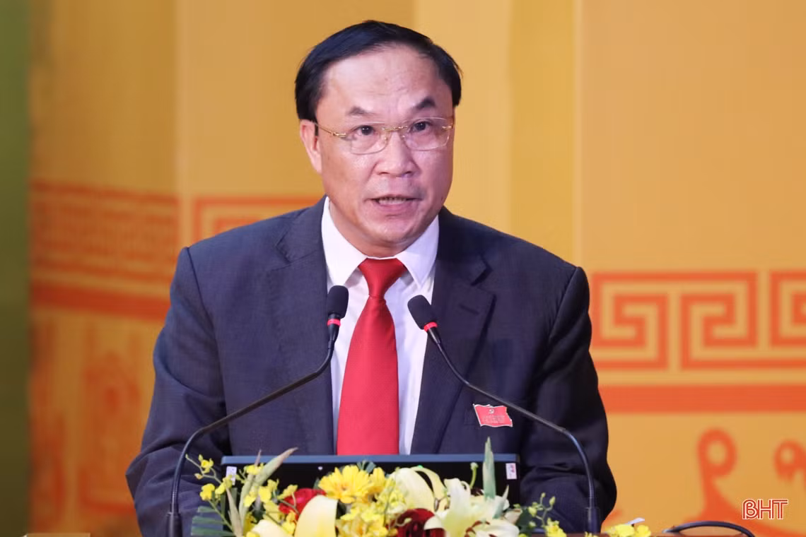 Toàn cảnh Đại hội Đảng bộ Hà Tĩnh lần thứ XIX, nhiệm kỳ 2020 - 2025