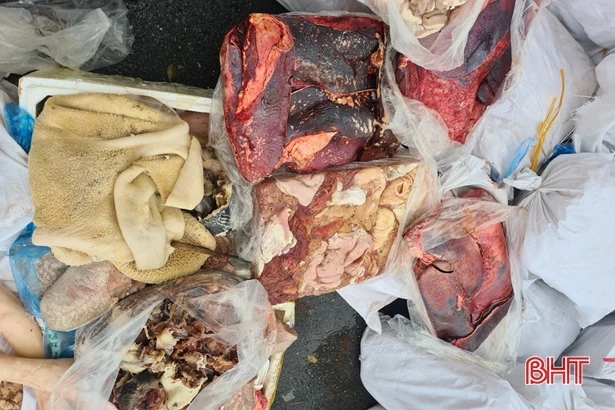 Hà Tĩnh: Phát hiện 3,2 tấn thực phẩm bẩn trên đường vào Nam tiêu thụ