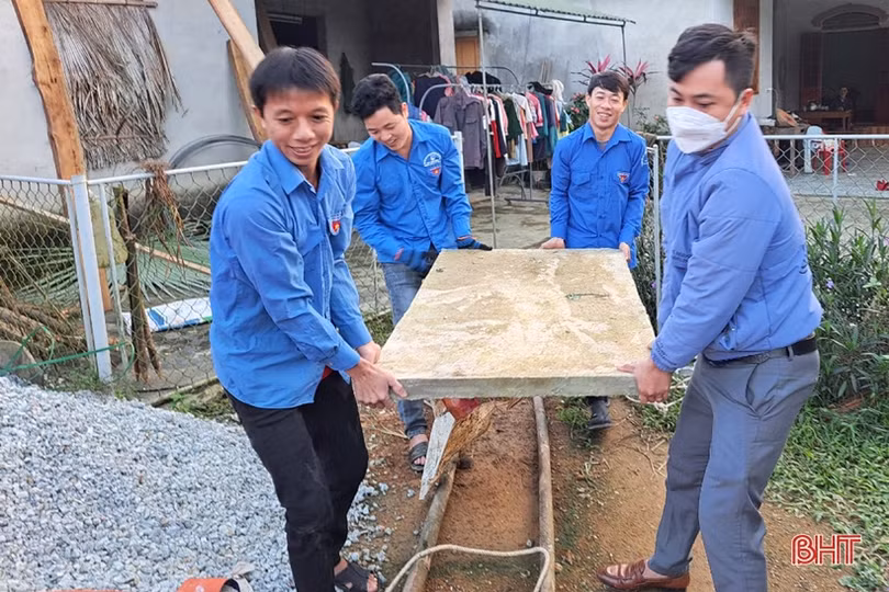 Tuổi trẻ Vũ Quang thực hiện nhiều phần việc ý nghĩa chào đón năm mới 