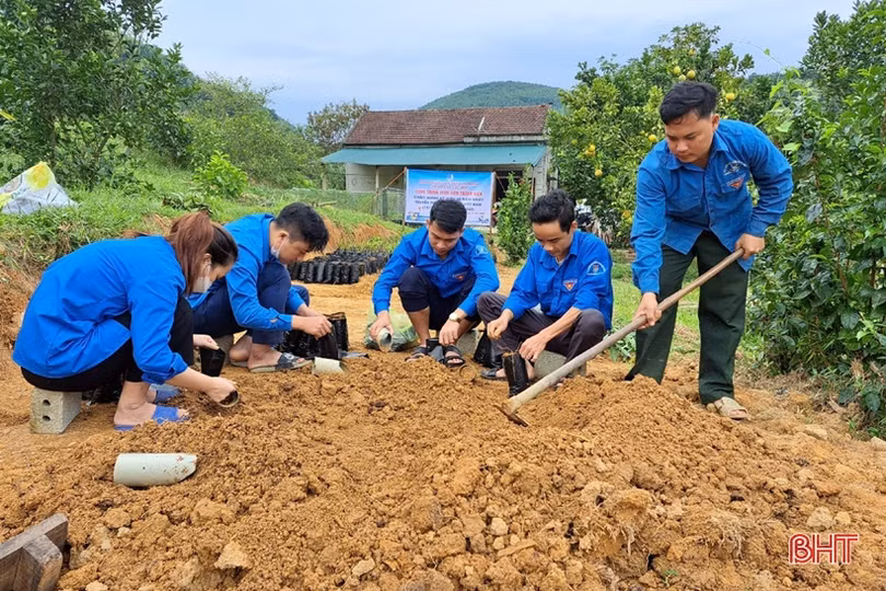 Tuổi trẻ Vũ Quang thực hiện nhiều phần việc ý nghĩa chào đón năm mới 