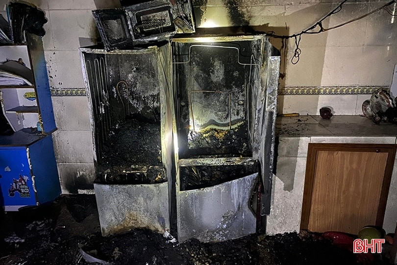 Con trai phóng hỏa đốt nhà cha mẹ ruột ở Nghi Xuân