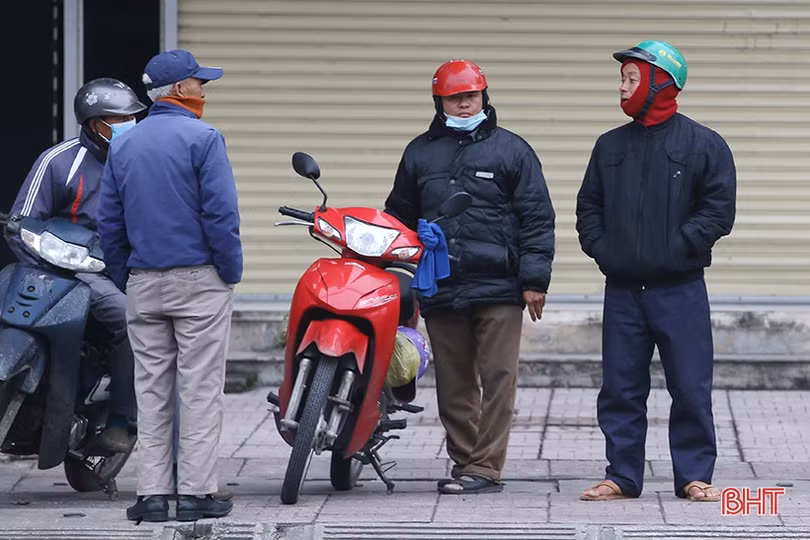 Người Hà Tĩnh trong đợt rét đậm nhất từ đầu mùa đông