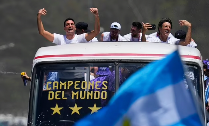 Gần năm triệu người mừng công tuyển Argentina