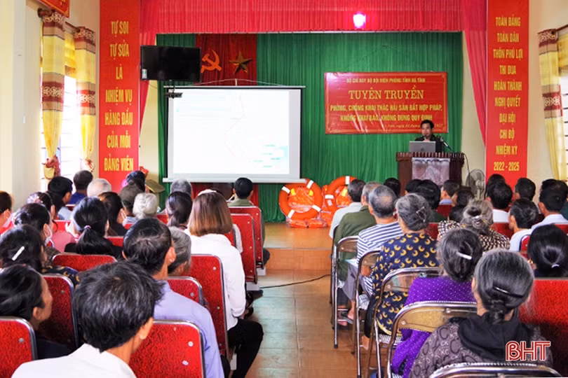 BĐPB Hà Tĩnh nâng cao nhận thức pháp luật cho ngư dân khi khai thác trên biển