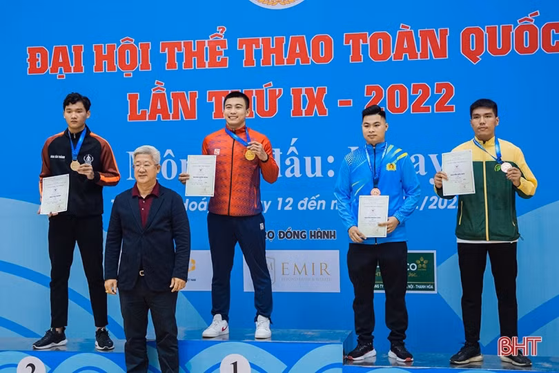 Hà Tĩnh giành 34 huy chương tại Đại hội Thể thao toàn quốc 2022