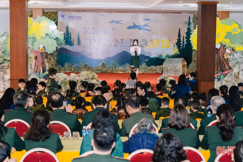 Đặc sắc “Khúc quân hành” của các bé Trường Mầm non Trung Kiên