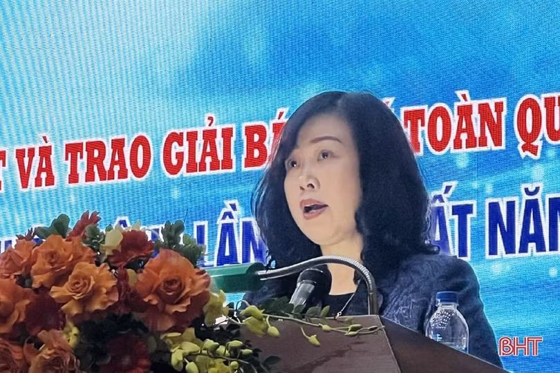 Nhóm tác giả Báo Hà Tĩnh đạt giải khuyến khích Giải Báo chí toàn quốc “Vì sức khỏe Nhân dân”