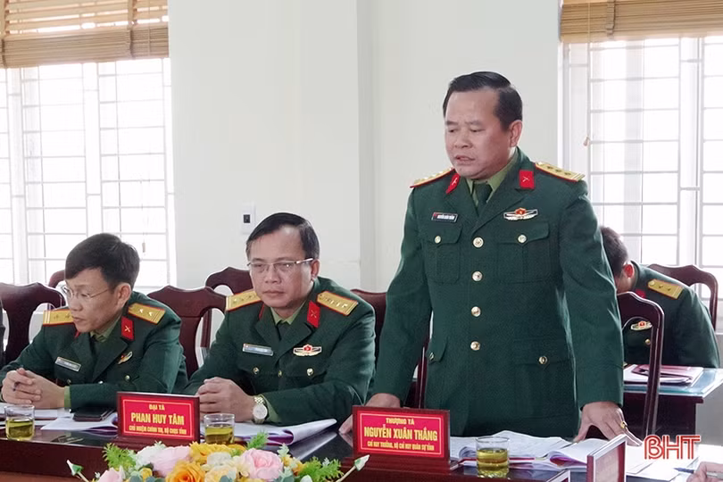 Đảng ủy Quân sự TP Hà Tĩnh ra nghị quyết chỉ đạo thực hiện nhiệm vụ 2023