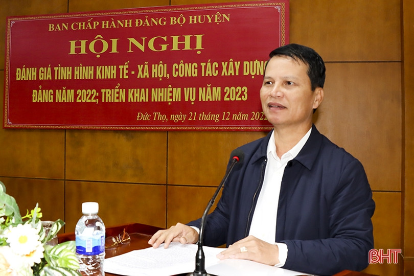 Bám sát nhiệm vụ trọng tâm, chương trình trọng điểm, các mũi đột phá trong thực hiện nhiệm vụ ở Đức Thọ ảnh 2 Bám sát nhiệm vụ trọng tâm, chương trình trọng điểm, các mũi đột phá trong thực hiện nhiệm vụ ở Đức Thọ