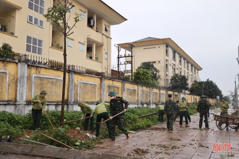 TP Hà Tĩnh tạo cảnh quan môi trường cho tuyến đường vành đai đô thị Bắc