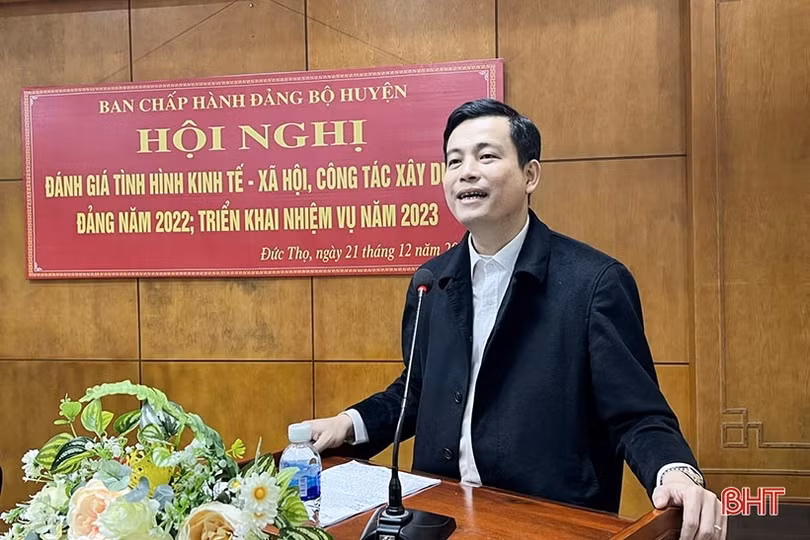 Bám sát nhiệm vụ trọng tâm, chương trình trọng điểm, các mũi đột phá trong thực hiện nhiệm vụ ở Đức Thọ