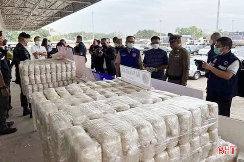 Lào làm rõ đối tượng chủ mưu vụ vận chuyển gần 4 triệu viên ma túy tổng hợp