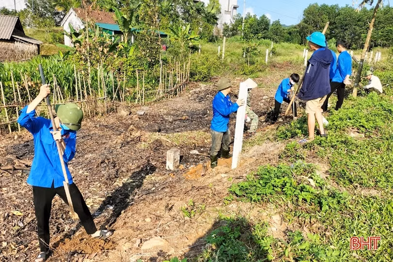 Tuổi trẻ Vũ Quang thực hiện nhiều phần việc ý nghĩa chào đón năm mới 