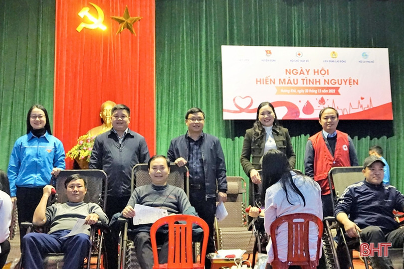 Hương Khê thu về 267 đơn vị máu từ ngày hội hiến máu tình nguyện